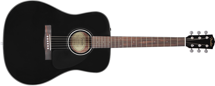 Fender CD-60 Acoustic Guitar Dreadnaught in Black
