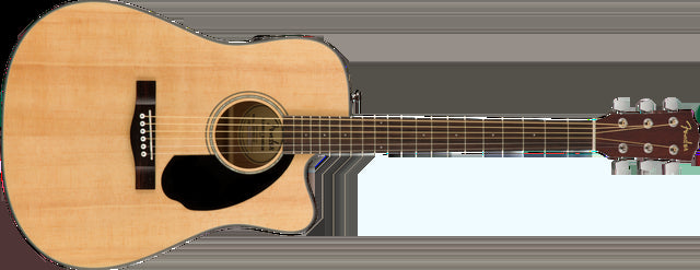 Fender CD-60SCE Dreadnought Acoustic Walnut Fingerboard, Natural