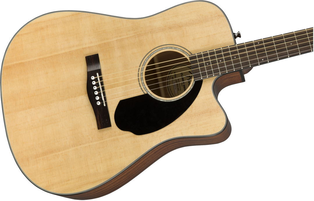 Fender CD-60SCE Dreadnought Acoustic Walnut Fingerboard, Natural