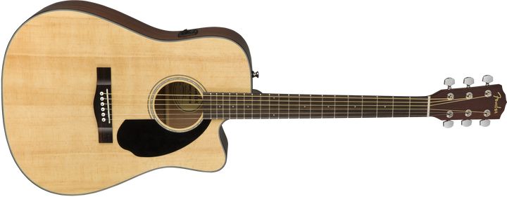 Fender CD-60SCE Dreadnought Acoustic Walnut Fingerboard, Natural