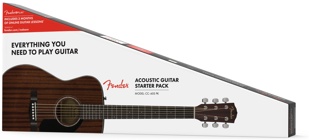 Fender CC-60S Concert Pack V2, All-Mahogany