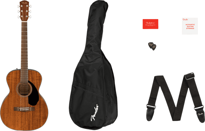 Fender CC-60S Concert Pack V2, All-Mahogany