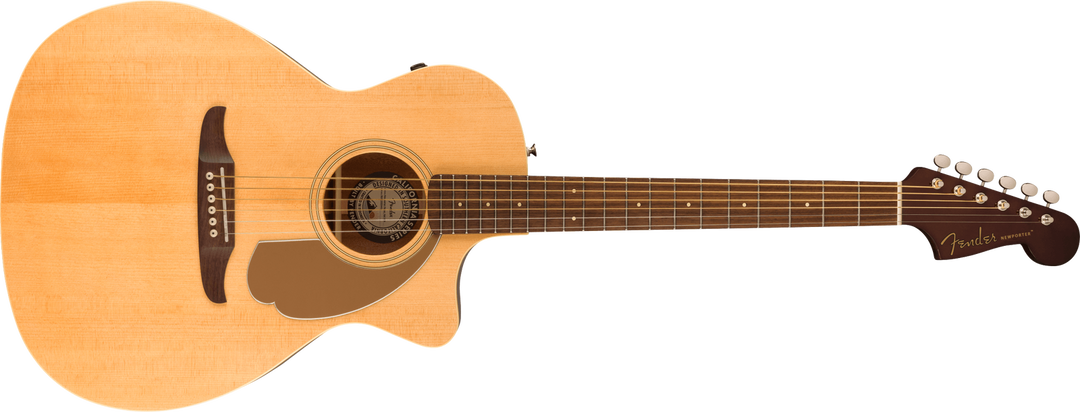Fender Newporter Player Acoustic Electric Guitar in Natural