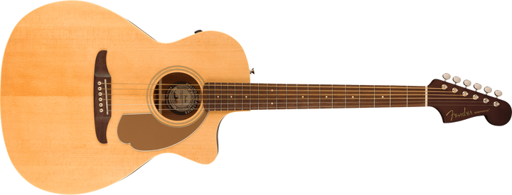 Fender Newporter Player Acoustic Electric Guitar in Natural