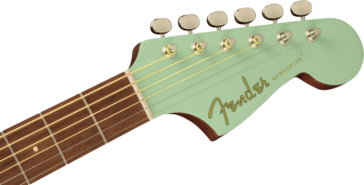 Fender Newporter Player, Walnut Fingerboard, White Pickguard, Surf Green