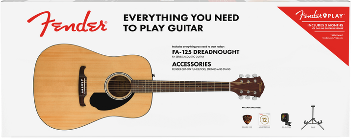Fender FA-125 Dreadnaught Acoustic Pack