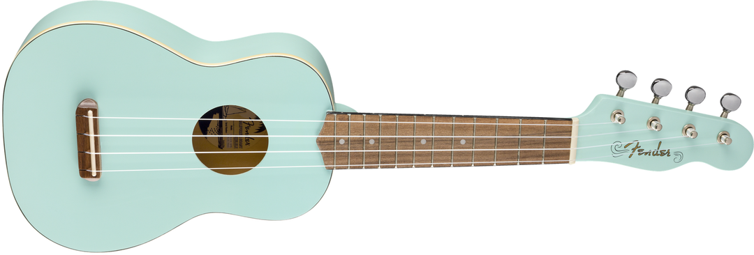 Venice Soprano Uke, Walnut Fingerboard, Daphne Blue