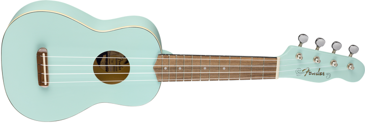 Venice Soprano Uke, Walnut Fingerboard, Daphne Blue