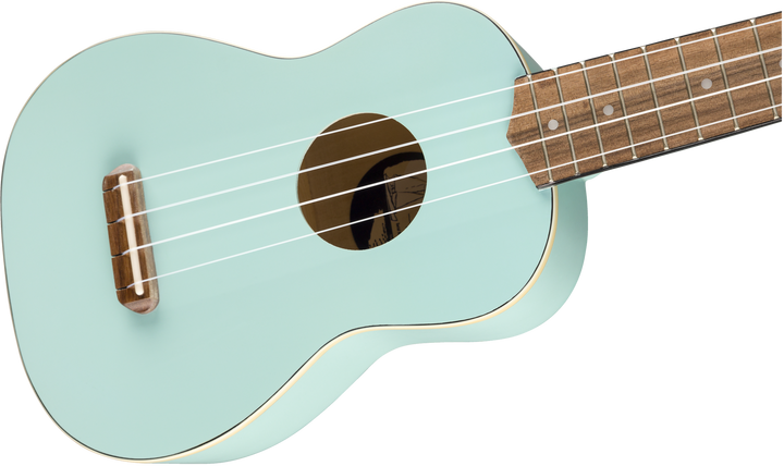Venice Soprano Uke, Walnut Fingerboard, Daphne Blue