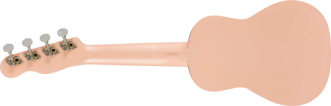 Venice Soprano Uke, Walnut Fingerboard, Shell Pink