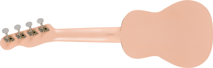 Venice Soprano Uke, Walnut Fingerboard, Shell Pink