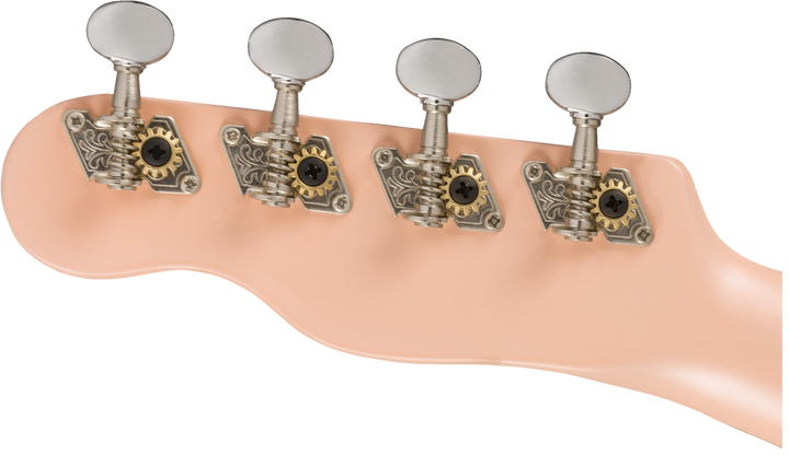 Venice Soprano Uke, Walnut Fingerboard, Shell Pink