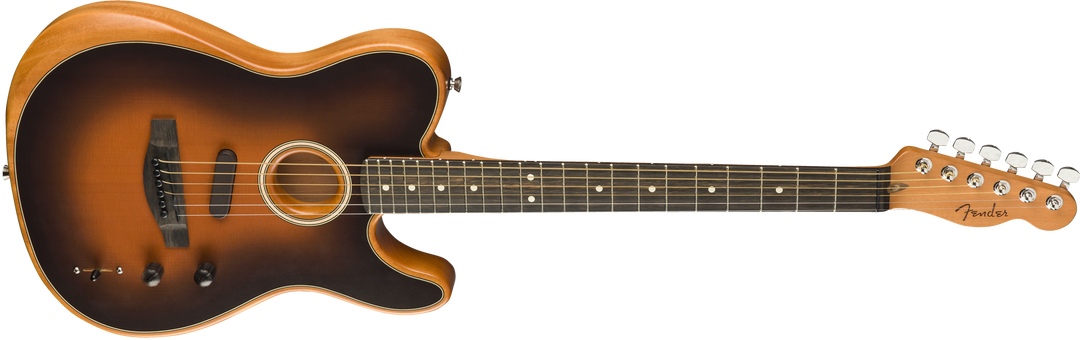 Fender American Acoustasonic® Telecaster®, Ebony Fingerboard, Sunburst