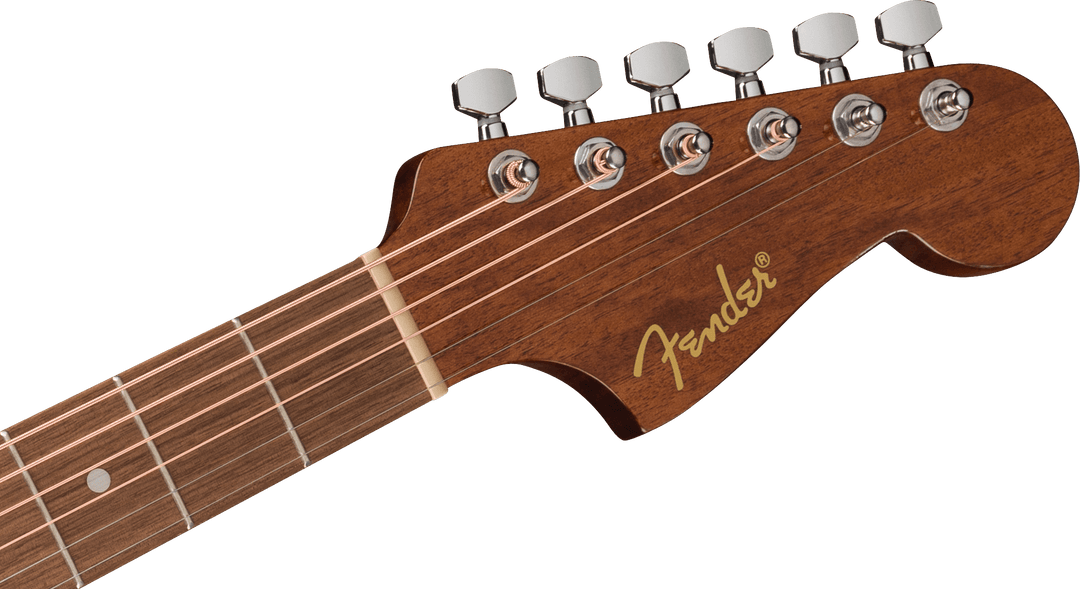 Fender California Standard Redondo™ CE, Spruce Top, Ivory Pickguard, Black