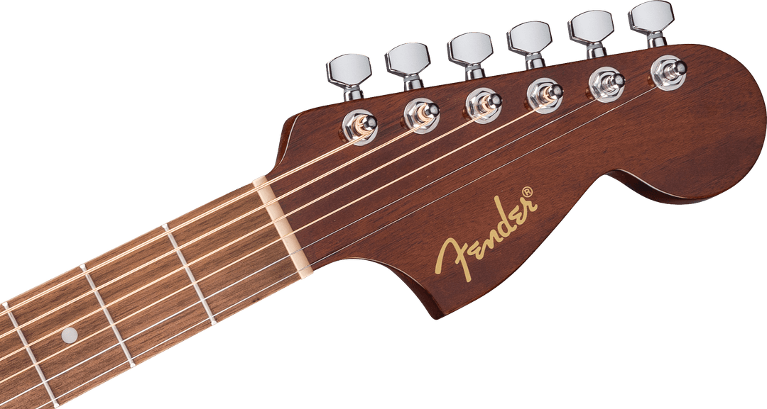 Fender California Standard Monterey™ E, Sapele Top, Ivory Pickguard, Natural Sapele