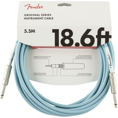 Original Series Instrument Cable, 18.6', Daphne Blue