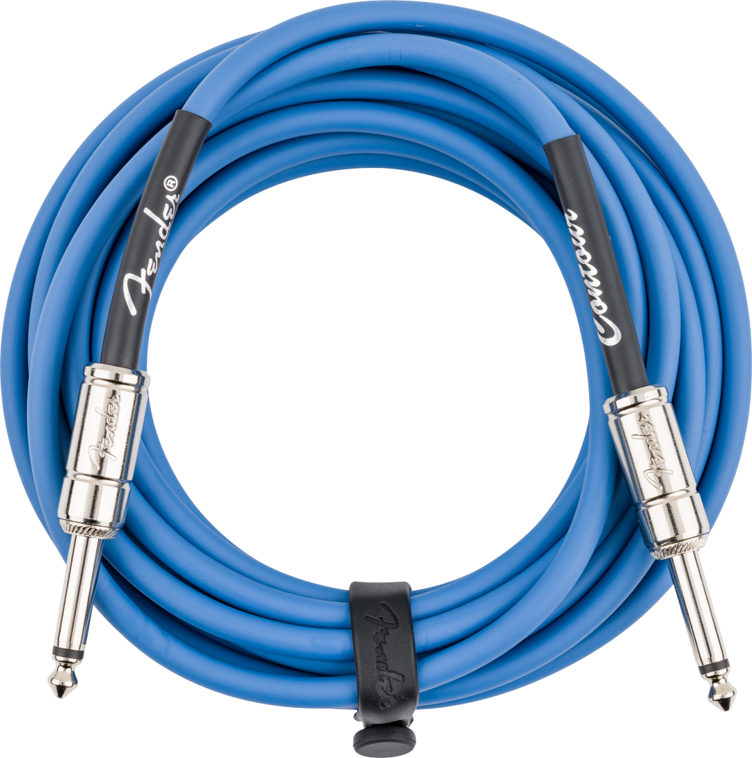 Fender Contour™ Instrument Cable, Lake Placid Blue, 18.6'