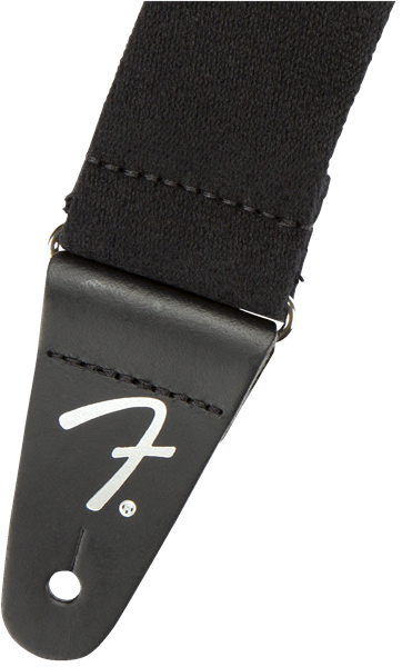Fender SuperSoft Strap, Black, 2"