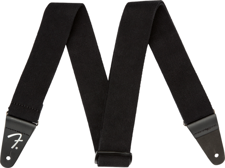 Fender SuperSoft Strap, Black, 2"
