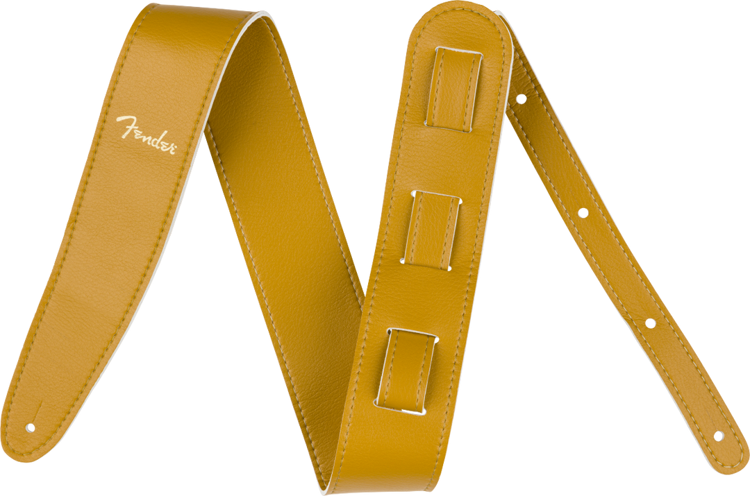 Vegan Leather Strap, Butterscotch, 2.5", Microfiber