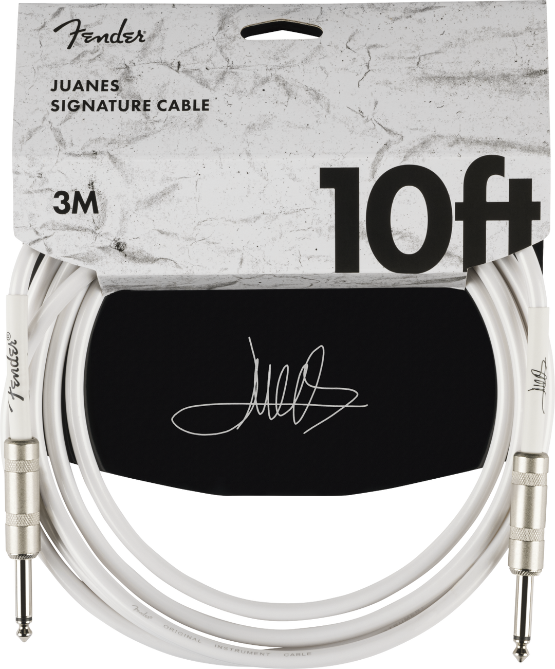 Juanes 10' Instrument Cable, Luna White