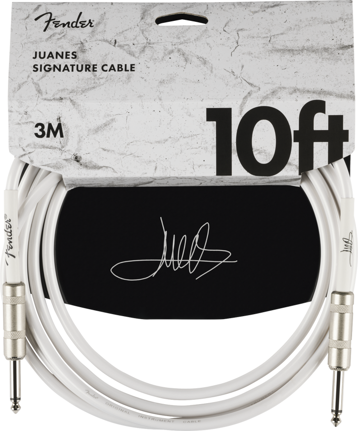 Juanes 10' Instrument Cable, Luna White