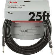 Fender Professional Series Instrument Cable, Straight/Straight, 25', Black