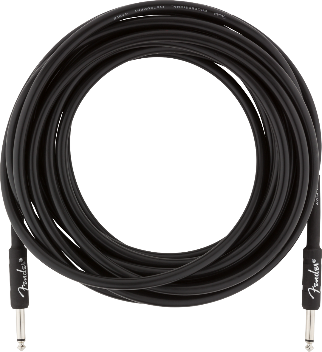 Fender Professional Series Instrument Cable, Straight/Straight, 25', Black