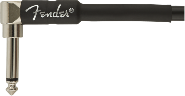 Fender Professional Series Instrument Cable, Straight-Angle, 10', Black