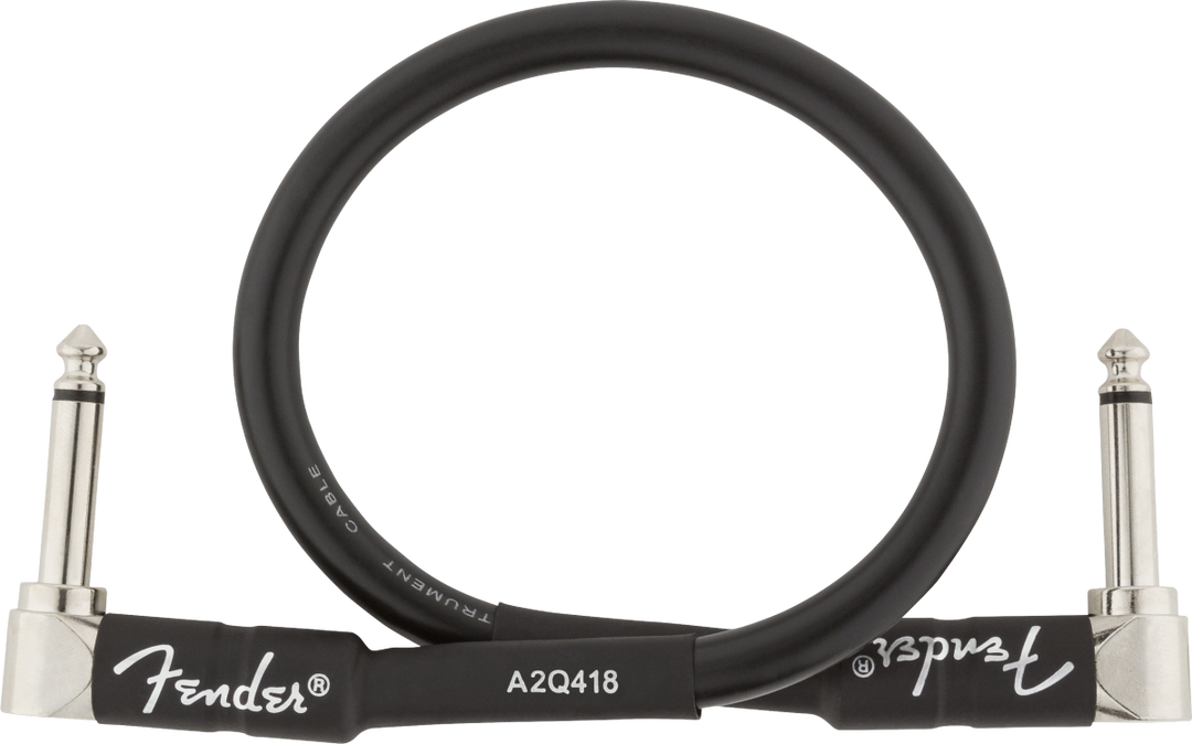 Professional Series Instrument Cables, Angle/Angle, 1', Black