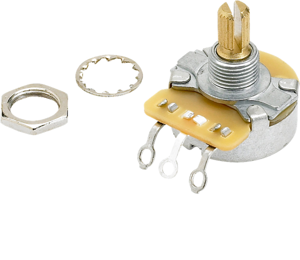 Fender 250k split shaft tone or volume potentiometer 