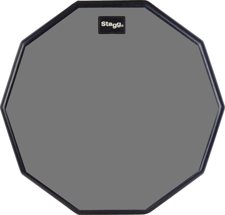 Stagg 12" desktop practice pad, ten-sided shape