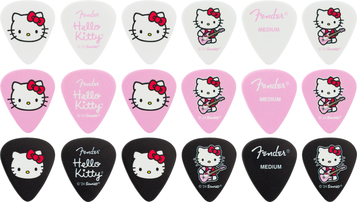 Fender® x Hello Kitty® Pick Tin, 18 Pack