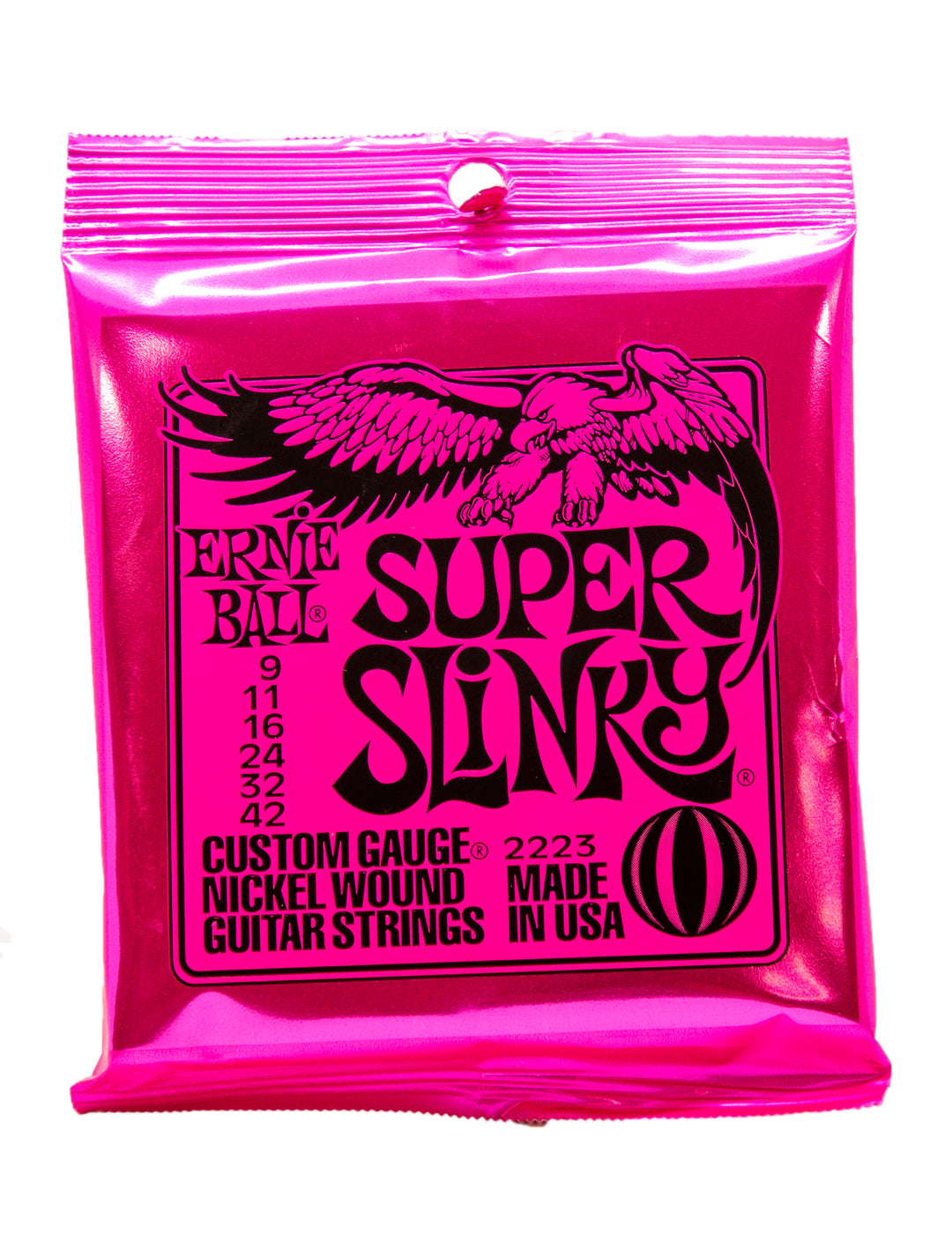 Electric Gtr Str Set 09/42 Sup Slinky Pink