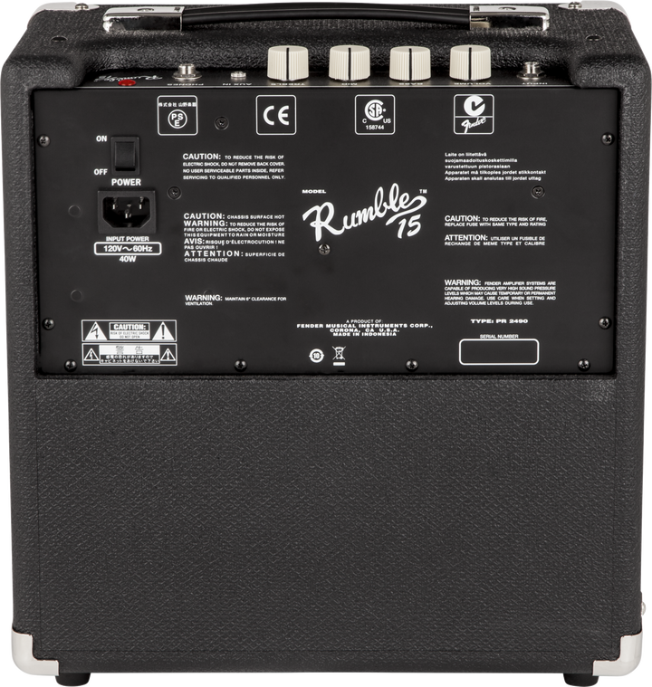 Fender Rumble 15 Watt Bass Amp