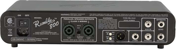 FENDER RUMBLE 800 HEAD