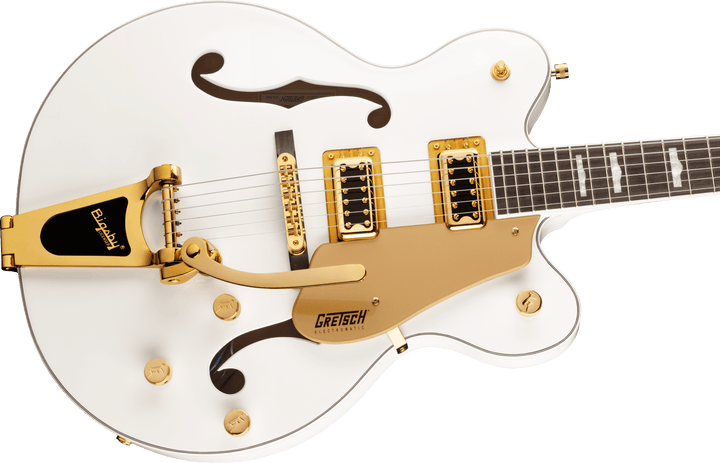 Gretsch G5422TG Electromatic® Classic Hollow Body Double-Cut with Bigsby® and Gold Hardware, Laurel Fingerboard, Snowcrest White