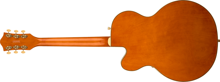 Gretsch Synchromatic™ Nashville™ Hollow Body Single-Cut with Bigsby®, Ebony Fingerboard, 50's Orange Stain