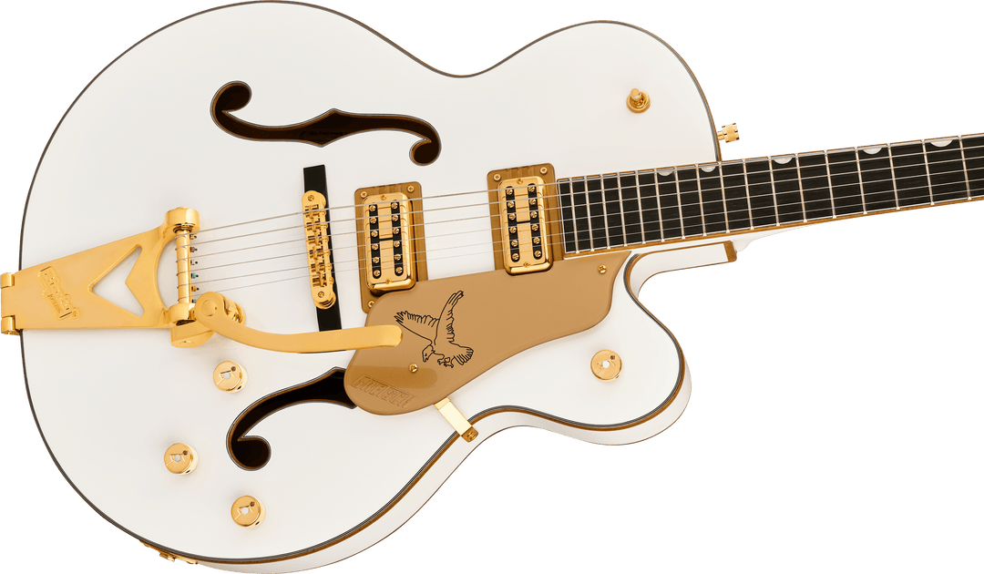 Gretsch Synchromatic™ Falcon™ Hollow Body Single-Cut with Bigsby®, Ebony Fingerboard, Snowcrest White