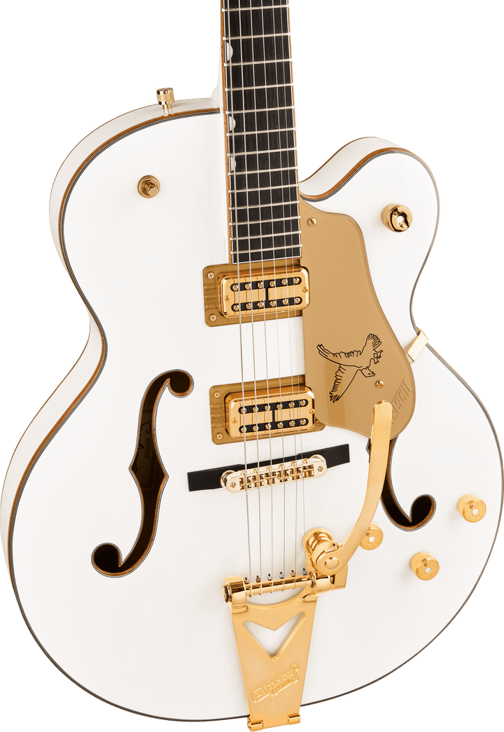Gretsch Synchromatic™ Falcon™ Hollow Body Single-Cut with Bigsby®, Ebony Fingerboard, Snowcrest White