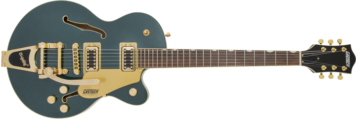 Gretsch G5655TG Electromatic® Center Block Jr. Single-Cut with Bigsby® and Gold Hardware, Laurel Fingerboard, Cadillac Green