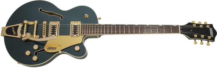 Gretsch G5655TG Electromatic® Center Block Jr. Single-Cut with Bigsby® and Gold Hardware, Laurel Fingerboard, Cadillac Green
