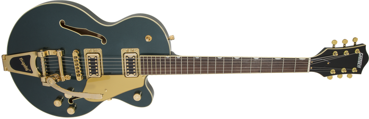 Gretsch G5655TG Electromatic® Center Block Jr. Single-Cut with Bigsby® and Gold Hardware, Laurel Fingerboard, Cadillac Green