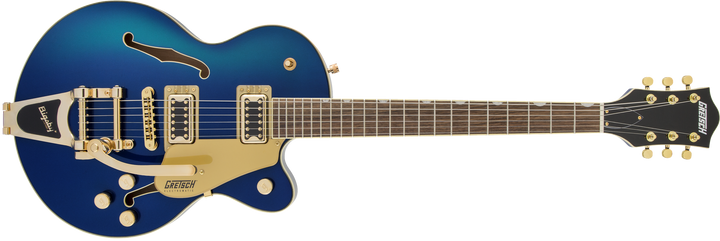 Gretsch G5655TG Electromatic® Center Block Jr. Single-Cut with Bigsby® and Gold Hardware, Laurel Fingerboard, Azure Metallic
