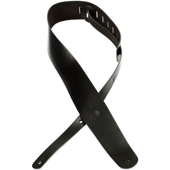 Planet Waves 2 1/2 Inch Gtr Strap Leather Dlx Black