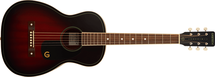 Gretsch Jim Dandy™ Parlor, Walnut Fingerboard, Black Pickguard, Deep Cherry Burst