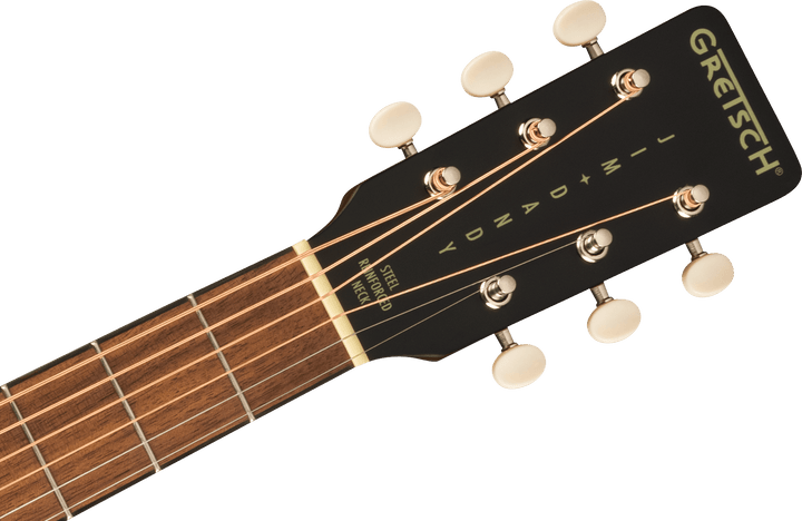 Gretsch Deltoluxe Parlor, Walnut Fingerboard, Tortoiseshell Pickguard, Black Top