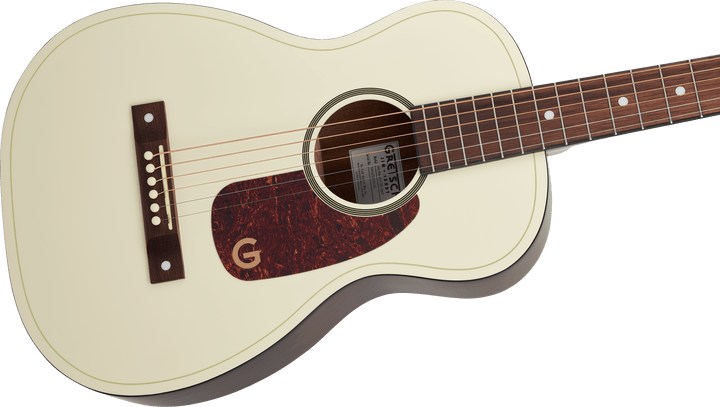 Gretsch Jim Dandy™ Parlor LTD, Walnut Fingerboard, Tortoise Pickguard, Vintage White
