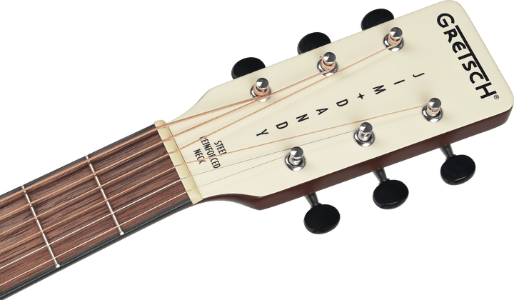 Gretsch Jim Dandy™ Parlor LTD, Walnut Fingerboard, Tortoise Pickguard, Vintage White