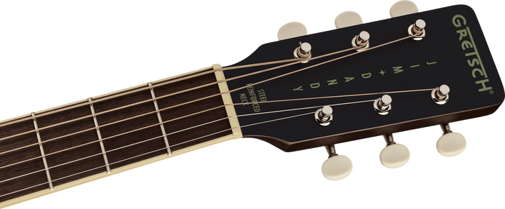 Gretsch Jim Dandy™ Concert, Walnut Fingerboard, Black Pickguard, Deep Cherry Burst